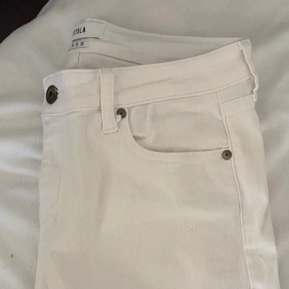 Pistola White Skinny Jeans Size 30 - Picture 2 of 7